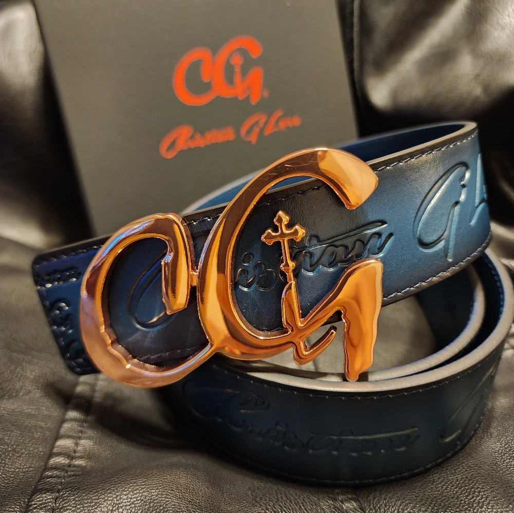 Christian G'Lore 100% Leather Belt Designe